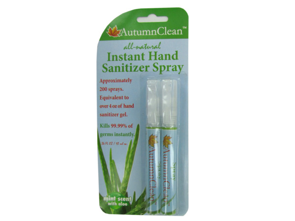 2 pack instant hand sanitizer spray .34 fl oz each