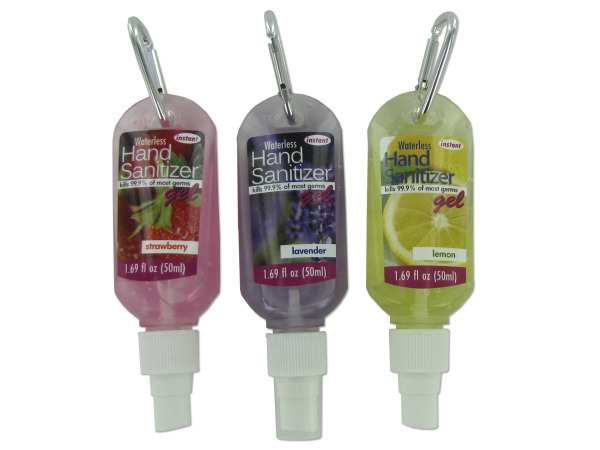 Hand sanitizer spray with clip