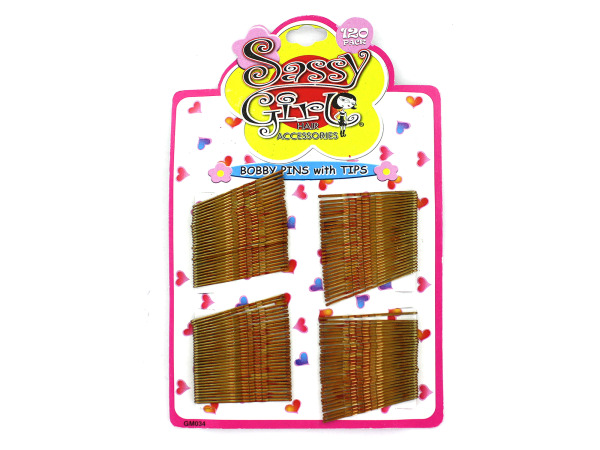 Gold bobby pins