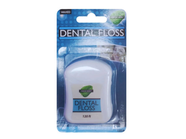 Fresh mint dental floss