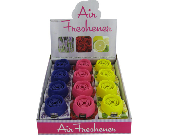 Flower-shaped air freshener display