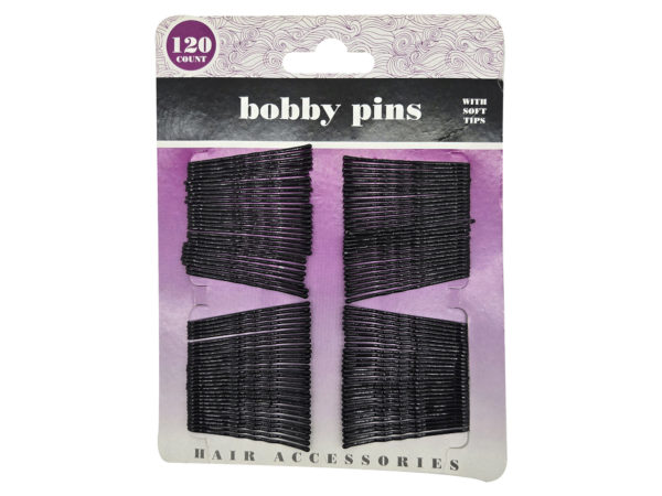 Black bobby pins