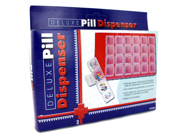 Deluxe pill dispenser