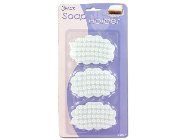 Rubber soap holders (set of 3)