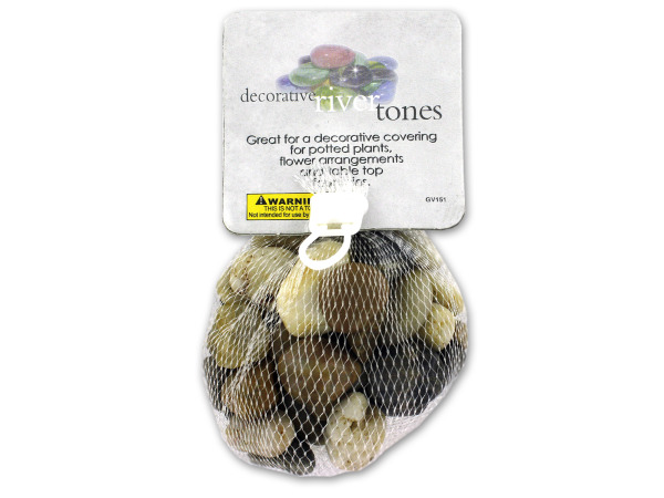 Decorative river stones