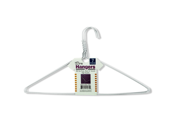 7 Pack wire hangers