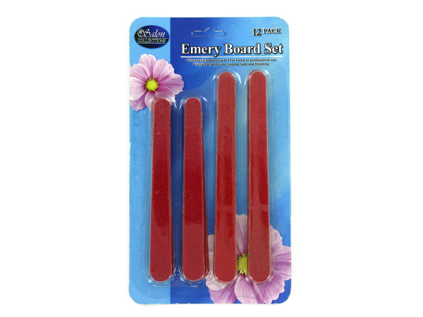 Double-sided emery board set