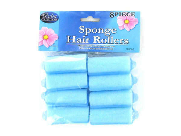 Sponge hair curlers (set of 8)