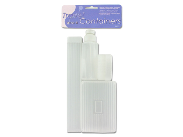Travel container set