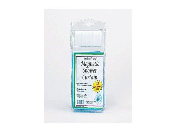 Magnetic shower curtain