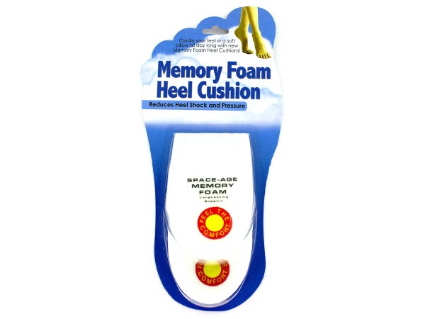 Memory foam heel cushion