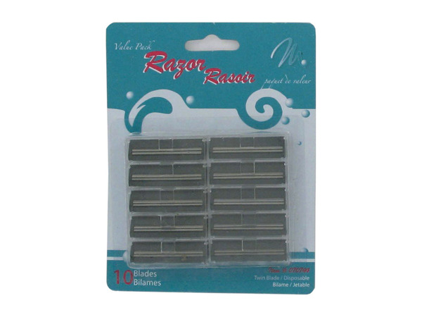 10 pack twin razor blades