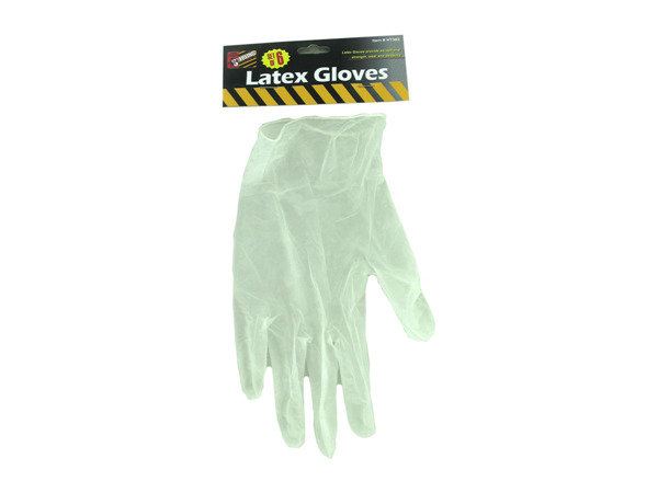 6 Piece latex gloves