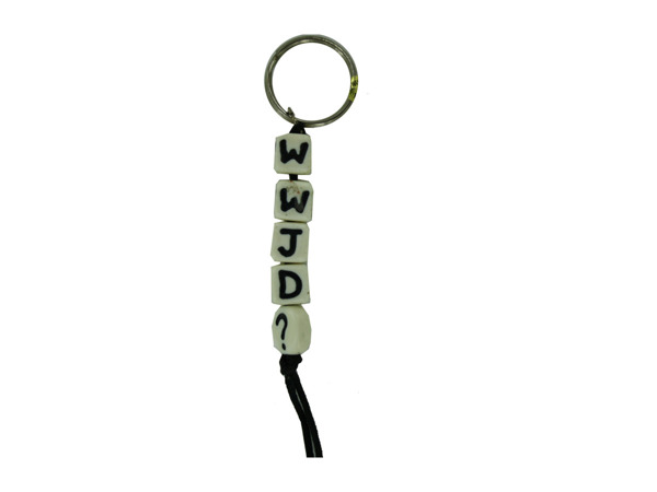 wwjd? square bead k/c