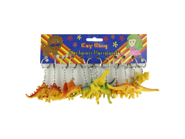 dinosaur keychain (12 per card)