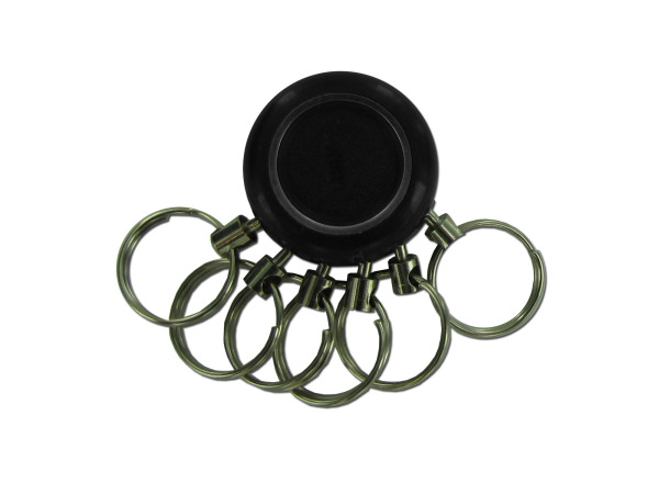 6 key pull apart keychain