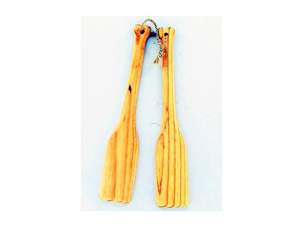 wooden oars 8 inches long