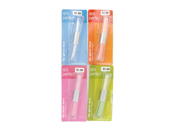 lip gloss- 4 assorted