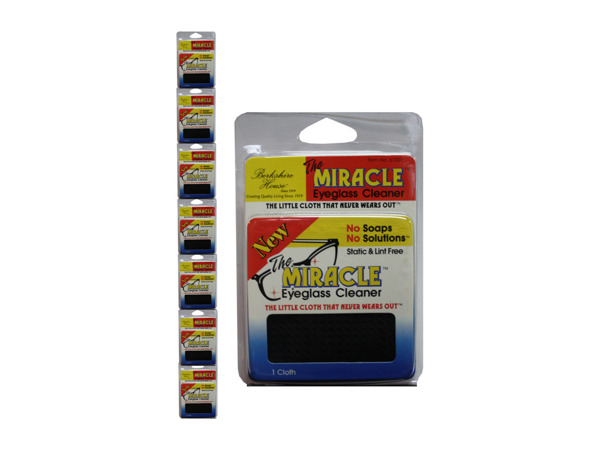 Miracle eyeglass cleaner cloth
