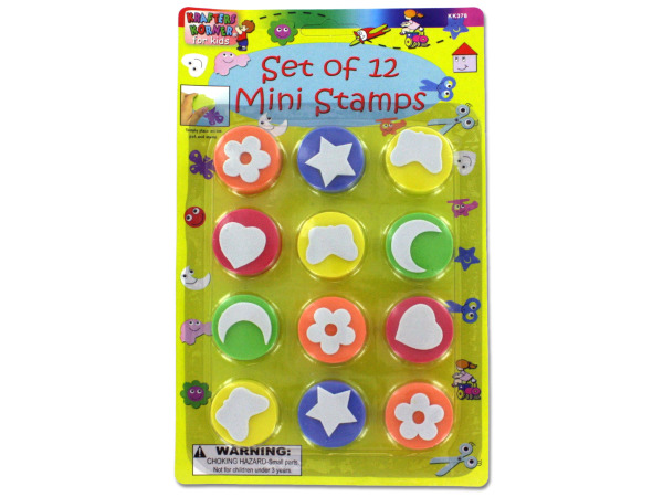 Foam mini stamps