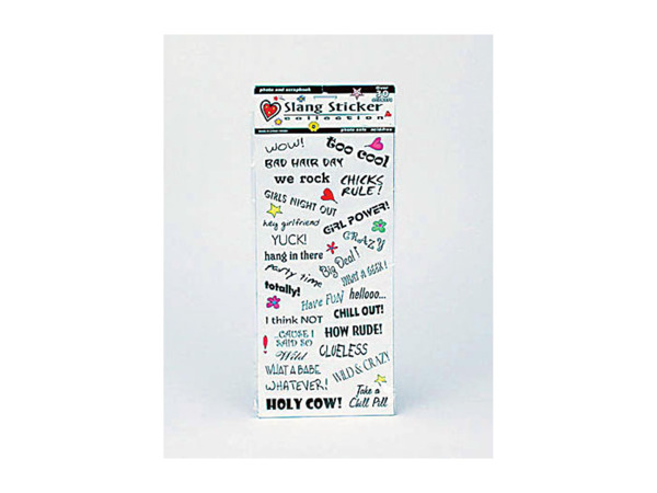 assorted slang stickers
