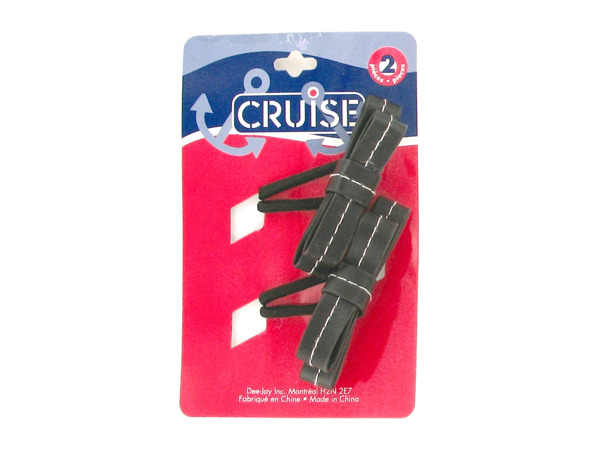 2pc leather bow hairbands