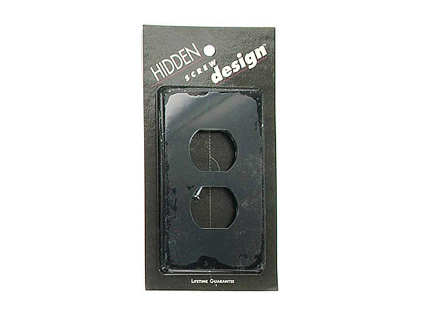 blk elec outlet plate