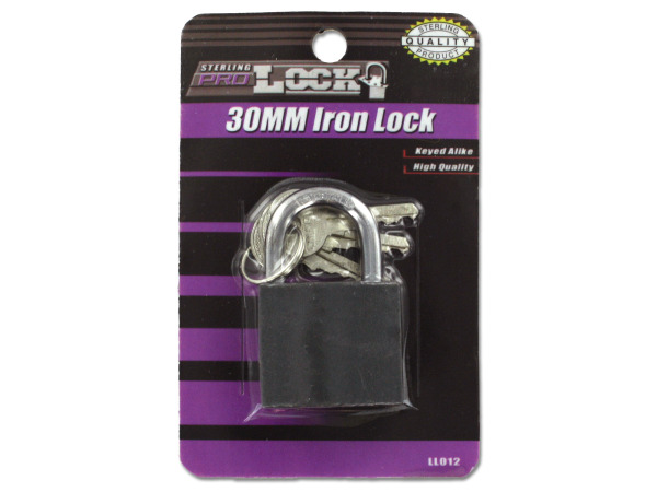 30MM Iron lock with keys