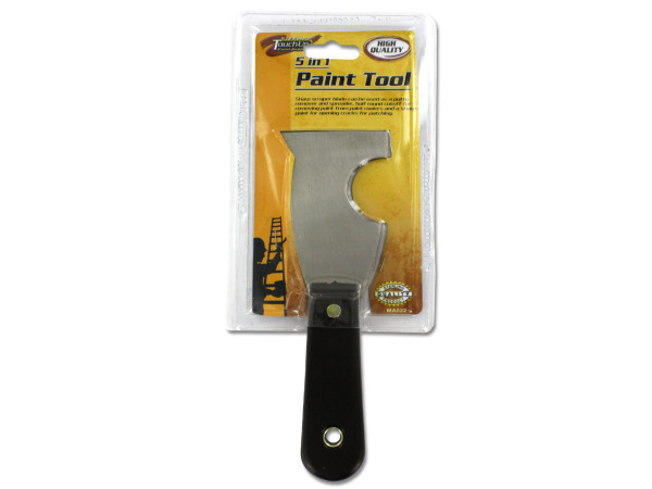 Five-in-one paint tool