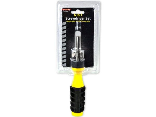 Six-in-one screwdriver set