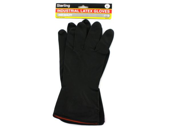 1 Pair of industrial latex gloves