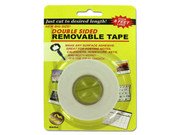 Double-sided removable tape