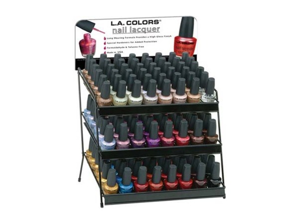 nail polish display assorted colors