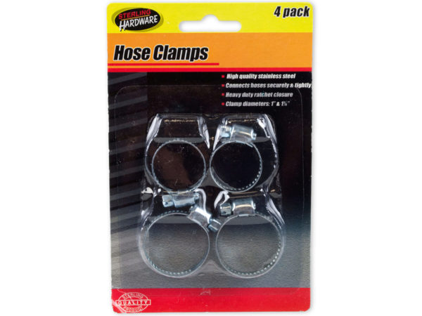 4 Pack hose clamps