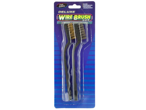 Deluxe wire brush set