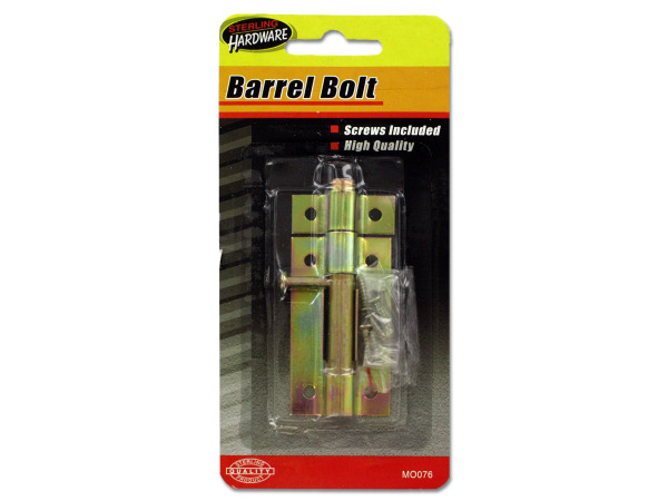 3 Inch barrel bolt with screws