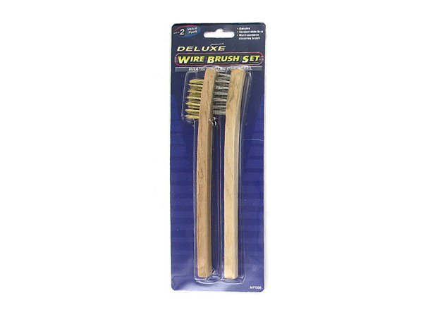 2 Pack wire brush set