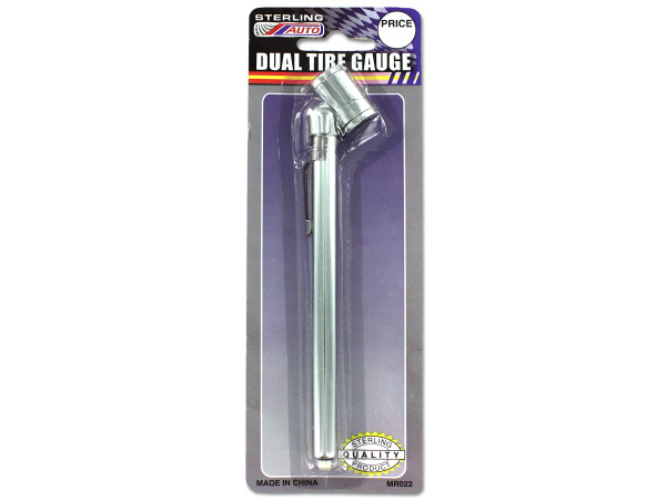 Dual tire gauge