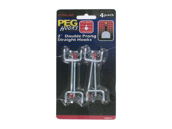 4 Pack 2 inch peg hooks