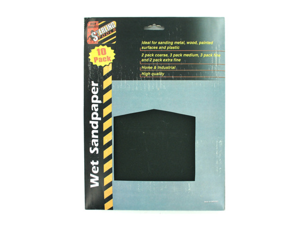Wet sandpaper