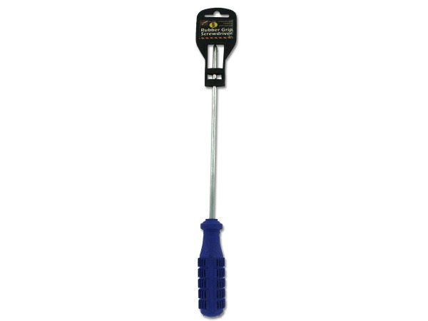 Rubber grip screwdriver (assorted colors)