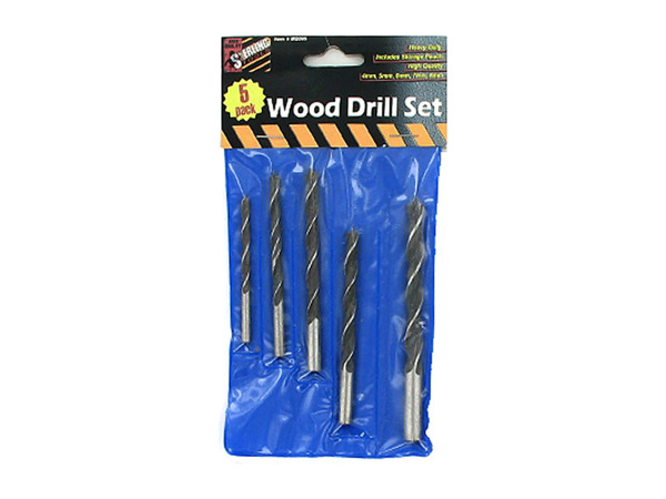 Wood drill bit set