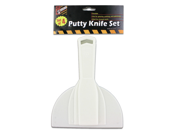 4 Pack putty knife set