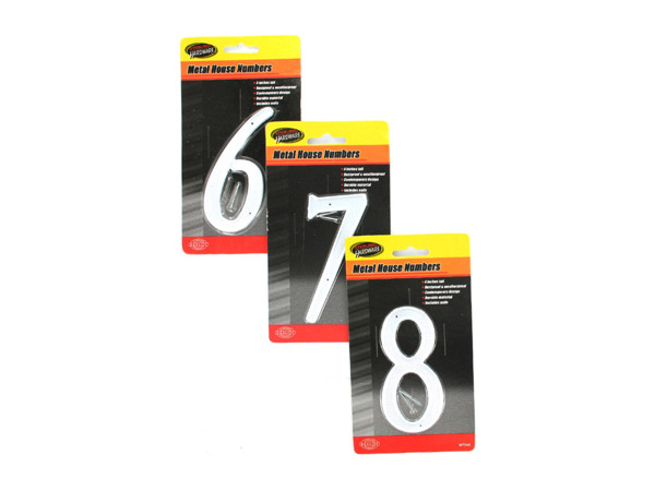 Metal house numbers (0-9)