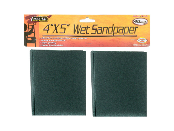40 Pack wet sandpaper