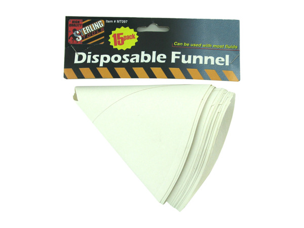 15 Pack disposable funnels