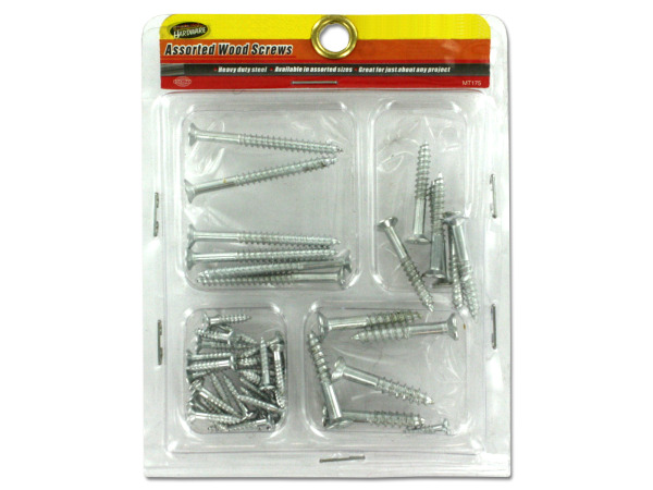 Assorted wood screws