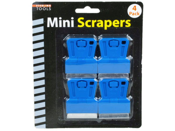 4 Pack miniauture scrapers