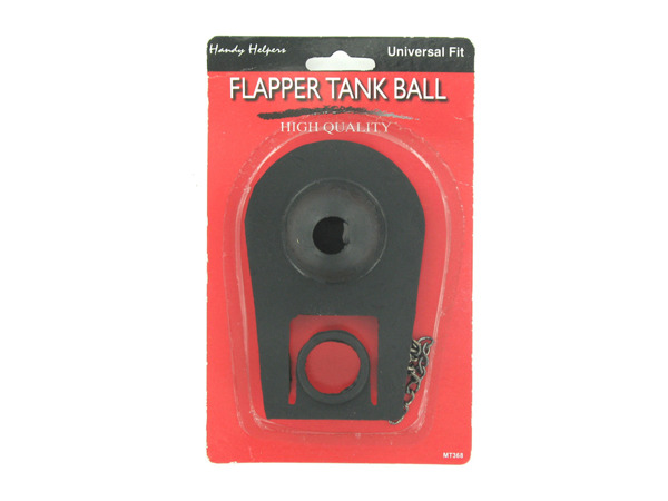 Flapper toilet tank ball