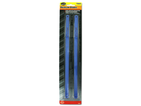 4 Pack hacksaw blades